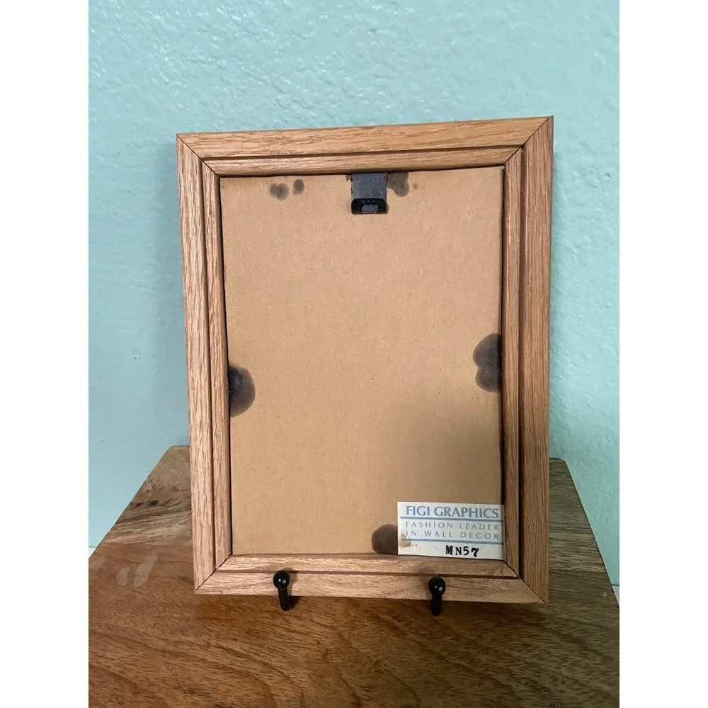 Vintage Give Love Gather Love Framed Art Boho Granny 90s‎